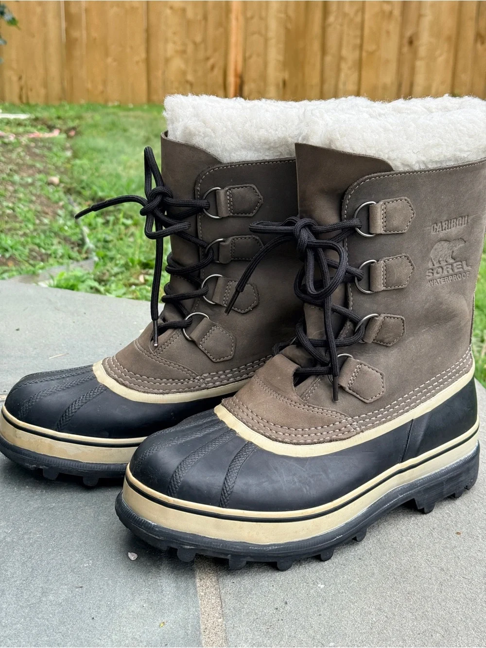 Sorel Caribou Waterproof Winter Boots Women’s Size 10 NL1005-051 Sherpa Lined